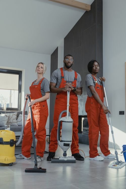 Lower Mainland Finishers cleaning team